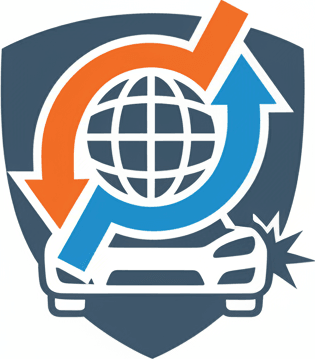 Логотип юридической компании Усоветник Право, помощь при ДТП с иностранными гражданами.